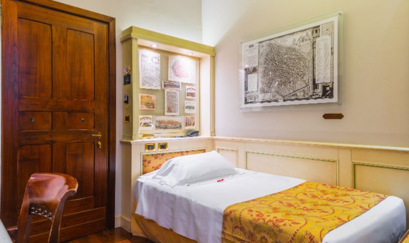 Одноместный номер Art Hotel Commercianti болонье Одноместный номер Art Hotel Commercianti болонье