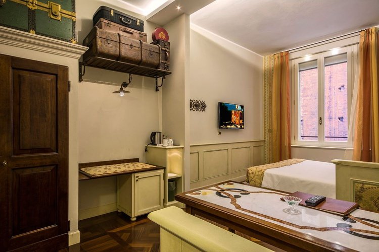 Классический двухместный номер art hotel commercianti болонье Классический двухместный номер art hotel commercianti болонье